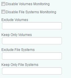 Enabling/Disabling File Systems Monitoring