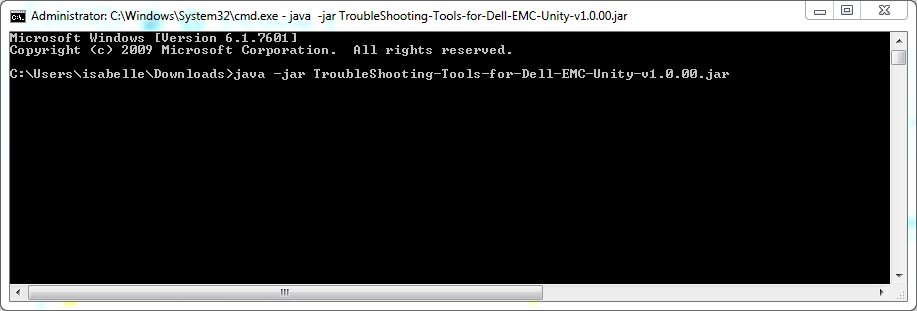 Running the Troubleshooting Tool