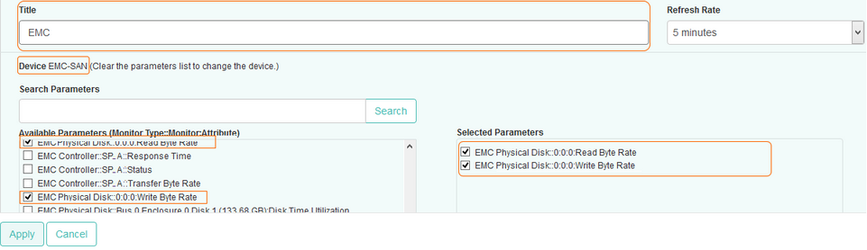 Dashlet_Configure EMC Disk_Layout