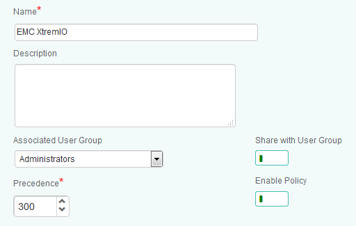 Specifying the Monitoring Policy Properties