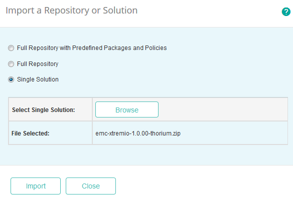 Importing EMC XtremIO KM for PATROL