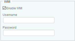 Defining WMI Options