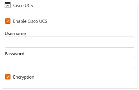 Defining Cisco UCS Manager Options