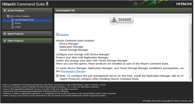 Hitachi Device Manager 8_installation_1