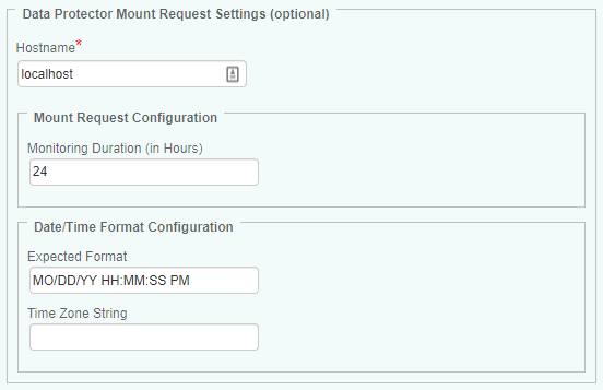 Configuring  Data Protector Mount Requests