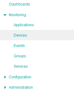 TrueSight Navigation pane