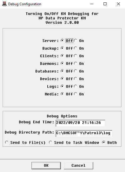 Enabling the Debug Mode