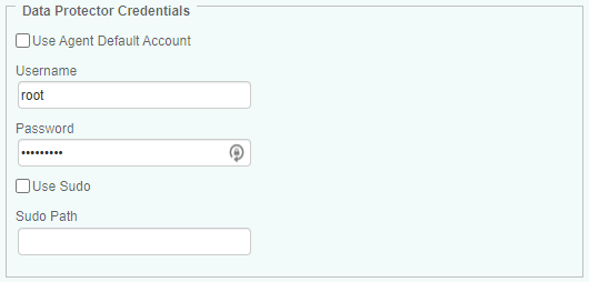 Configuring Data Protector User Account