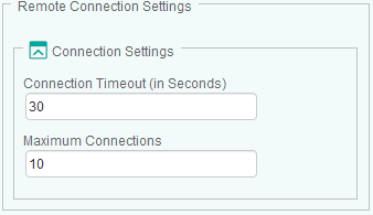 Configuring the Remote Connection Settings