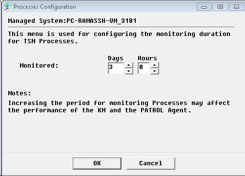 Mount Request Filter Configuration Dialog
