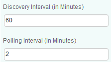 Customizing the Discovery and Polling Intervals