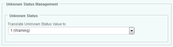 Configuring the Unknown Status