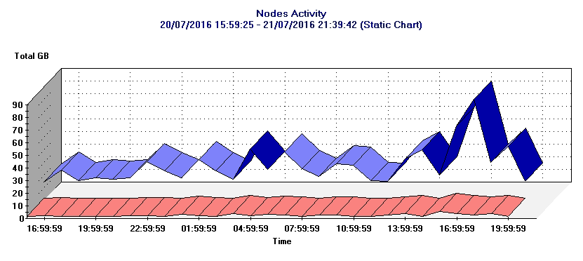 Viewing the Nodes Activity Report