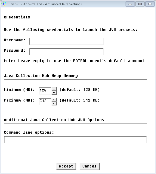 Java Settings  Configuration