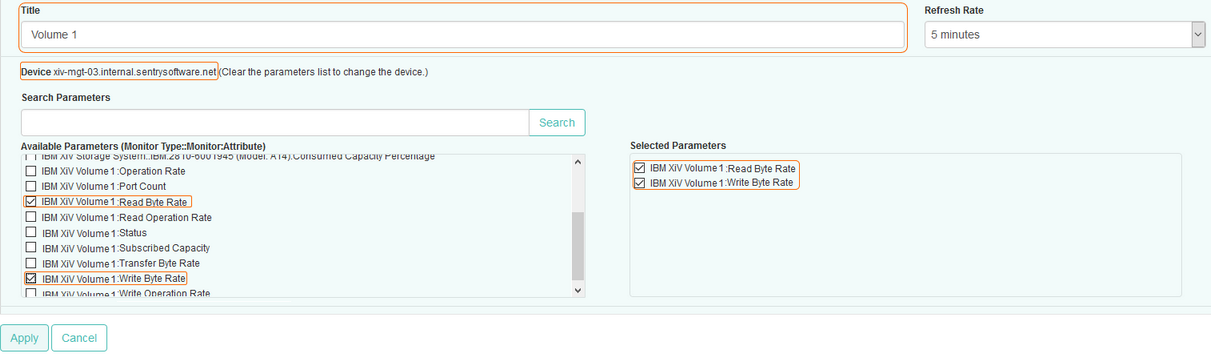 IBM_XIV_Dashlet_Configure_Busiest_Volumes