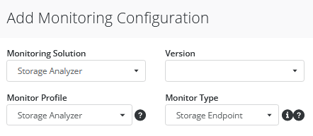 Adding a Monitoring Configuration