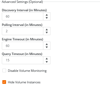 Configuring an Endpoint Advanced Settings