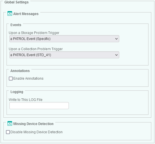 Configuring Global Settings