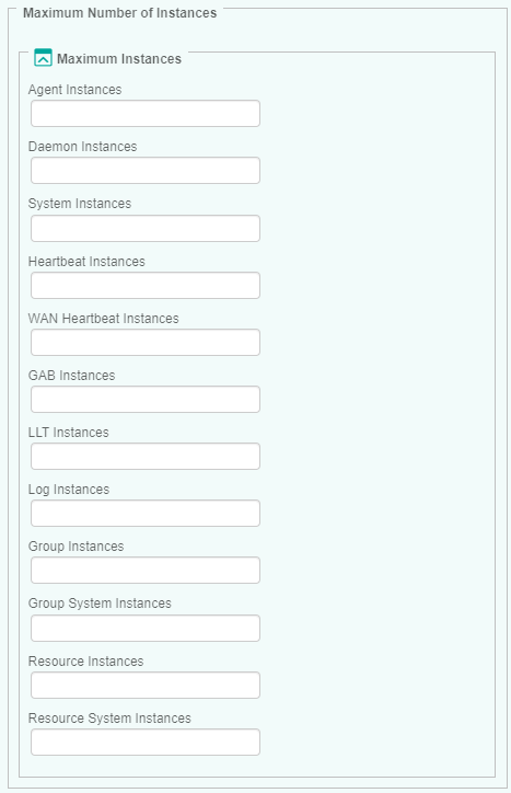 Configuring the Maximum Number of Instances