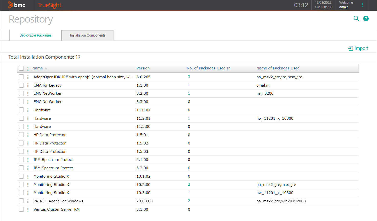 Installation Components