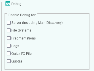 Configuring the Debug Mode Settings