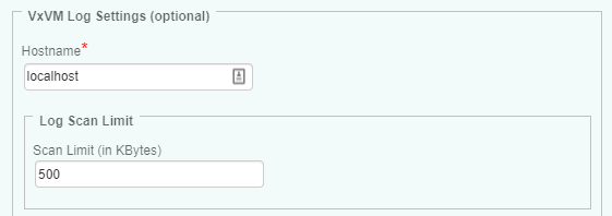 Customizing the Log Scan Limit