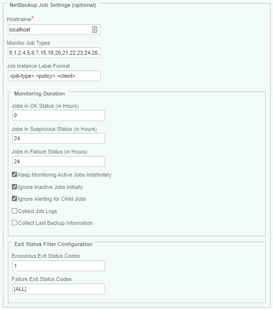 Configuring NetBackup Jobs