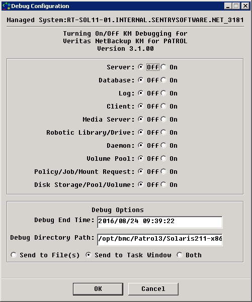 Enabling the Debug Mode