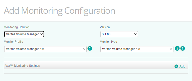 Selecting the Required Monitor Type
