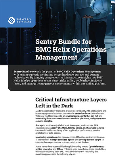Sentry Bundle for BMC Helix Operations Management