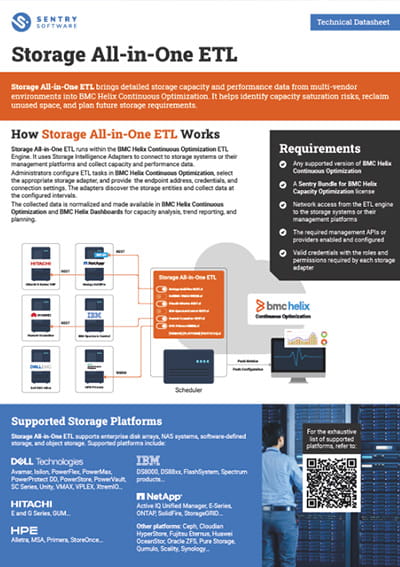 Storage Analyzer KM Technical Datasheet